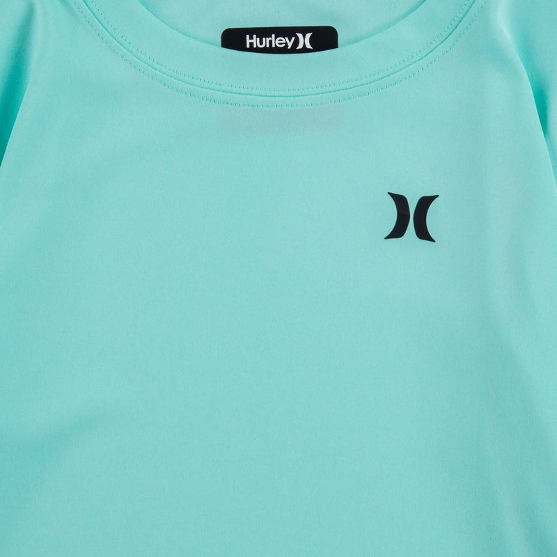 Hurley Boys' Long Sleeve Rash Guard Shirt, Tropical Twist, M - Image 3